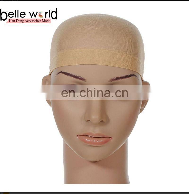 Stretchable Elastic Wig Cap Hairnets Nylon Mesh Liner Weaving Black Hair Nets
