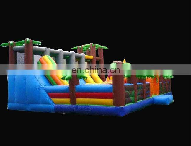 inflatable bouncer slide combo/jungle bouncer combo