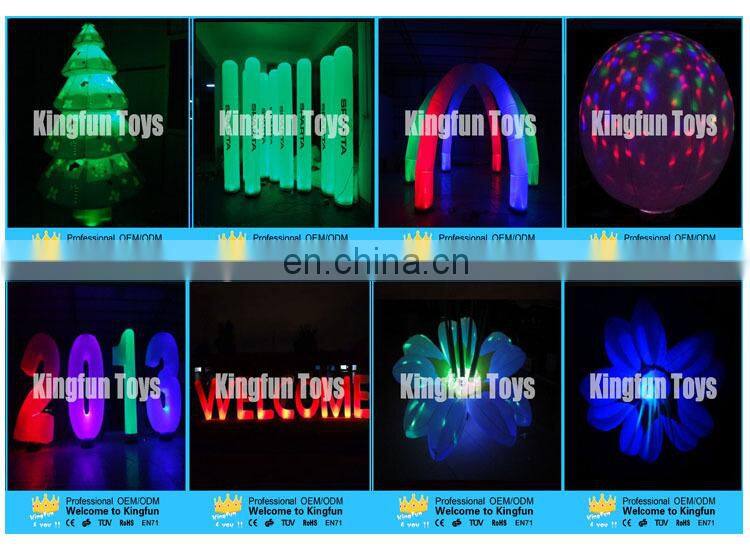 Customized colorful haing new year deractive led star