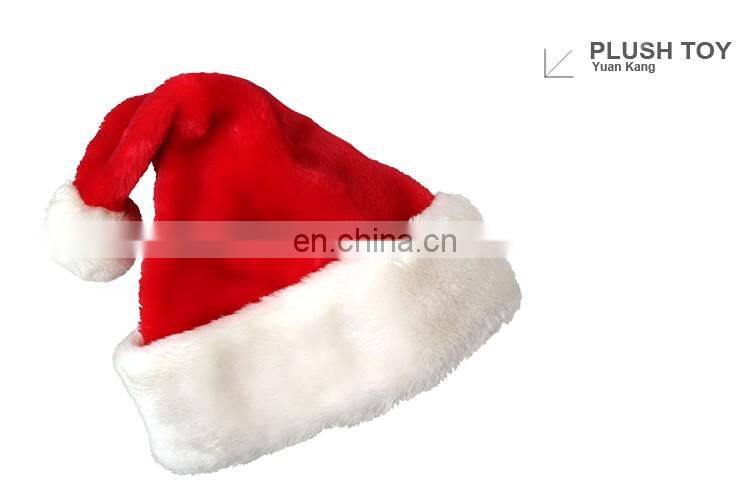 Mini Santa Claus Christmas Plush Hat for Kids Christmas 2016