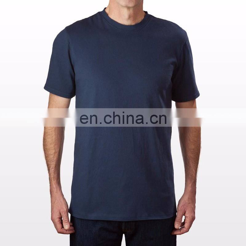 100% Cotton Customized Wholesale unisex sublimation blank fitted plain round neck men t-shirt