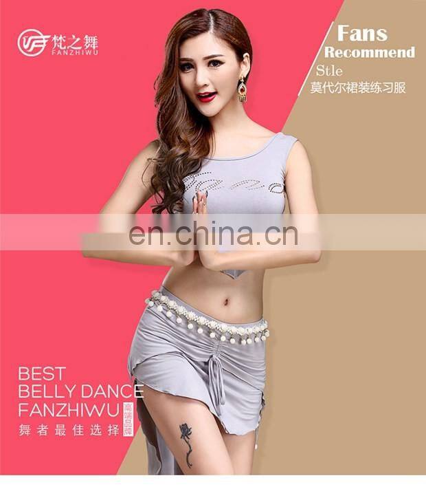 T-5126 New arrival fashion sexy sleeveless modal bellydance costumes