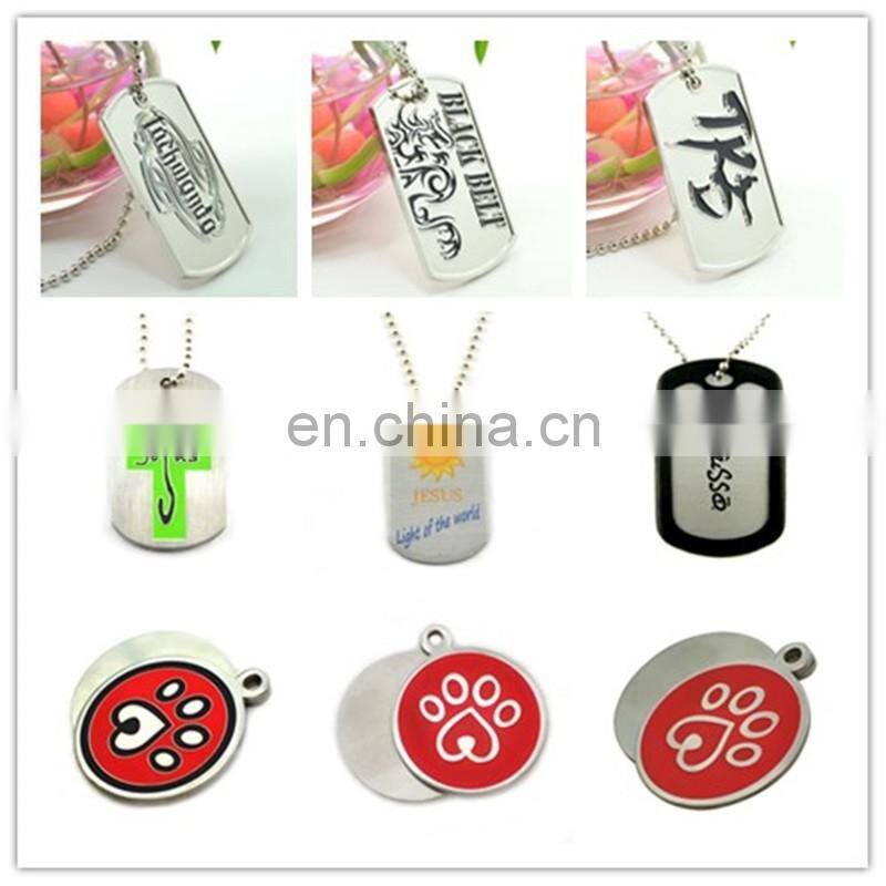 Made In China Wholsale Cheap Custom Metal Dog Tag For People