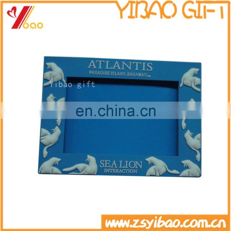 3D PVC colorful photo frame accept customized shape