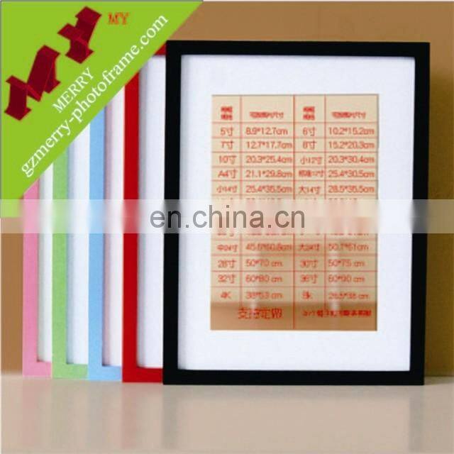 Promotional gifts lovely beautiful wooden big wedding photo frame for home decoration