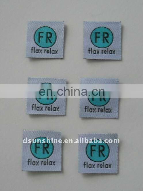 2014 hot sale iron on woven patch for jackets