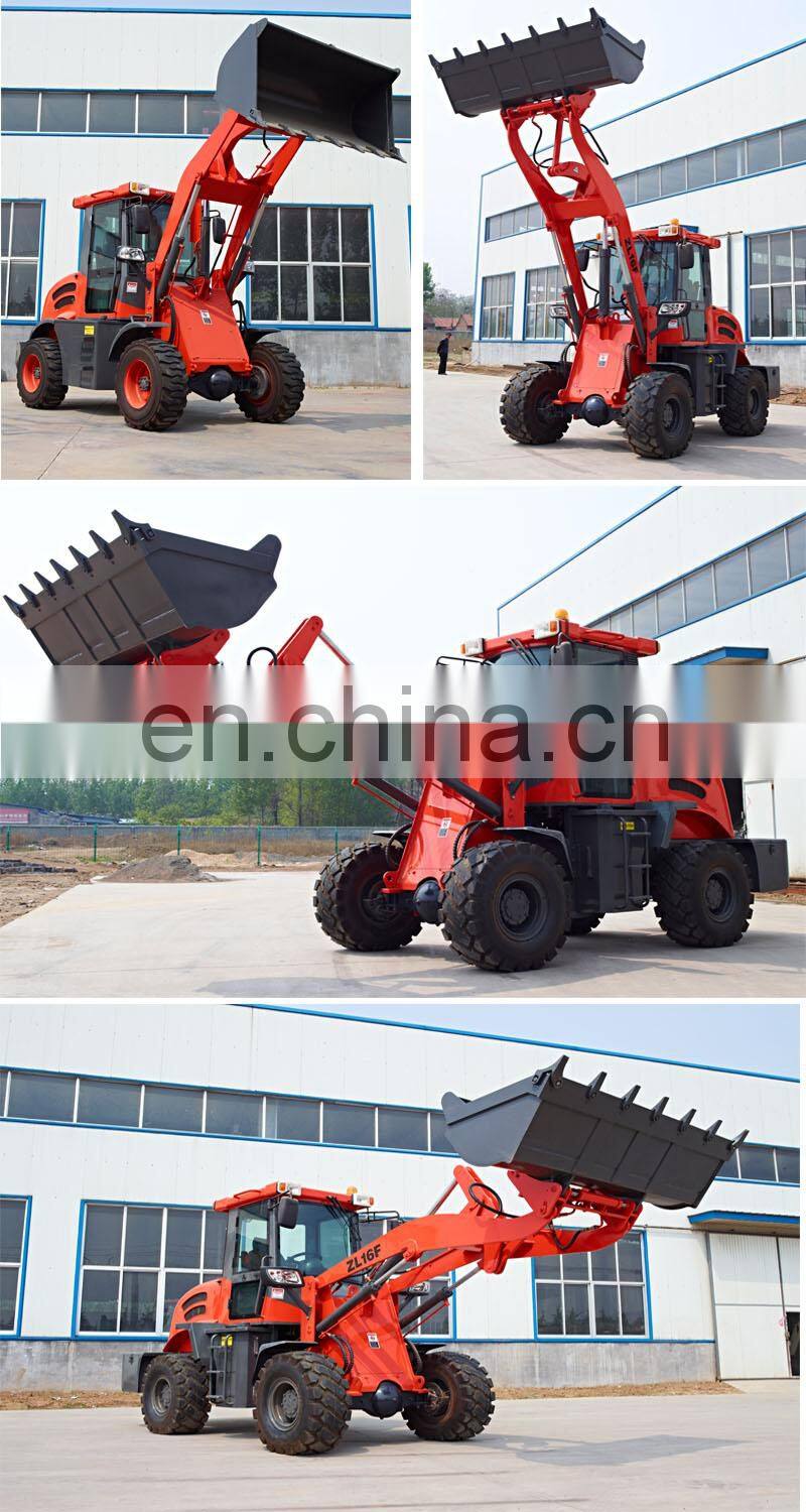 CE Approved 1.6 Ton Wheel backhoe loader for Sale