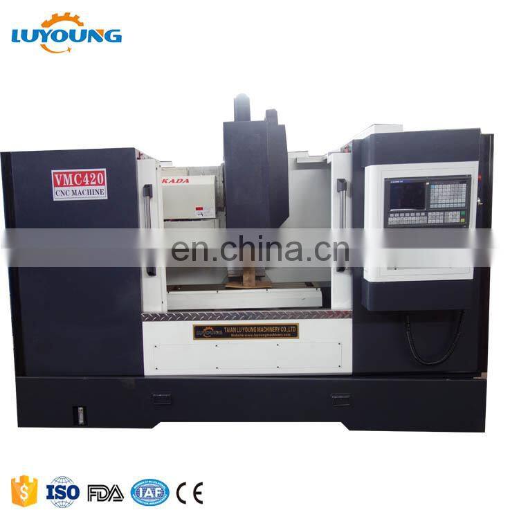 VMC420 cnc metal electric milling machine projects