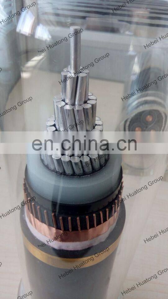 6.6kv copper /aluminum xlpe cable 185mm