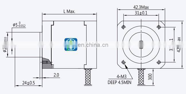 1.8 degree NEMA 17 (42mm*42mm) dual shaft stepper motor price