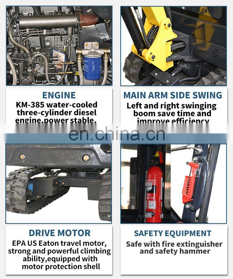 Surprise promotion gift excavator 2.2 ton mini excavators cab equipped for sale prices