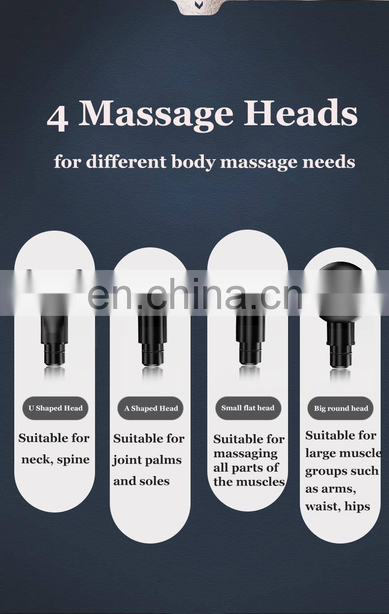 New 3 Levels Adjustable Smart Fascia Gun With High Power Motor