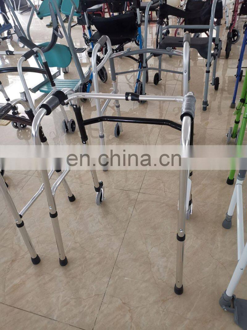 Height Adjustment Foldable silver color Aluminum Walker manufacturer