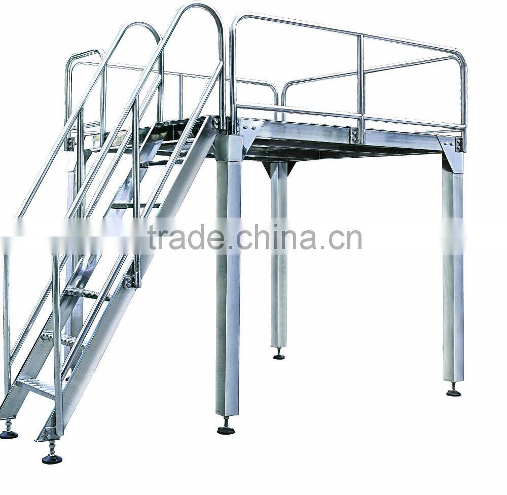 Working platform for packaging system