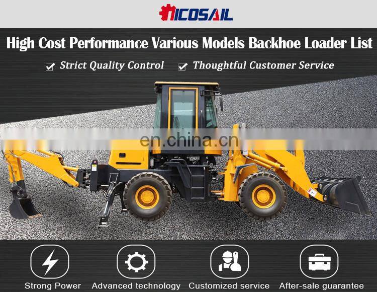 WZ20-28 2 ton Factory Price of Backhoe Loader China