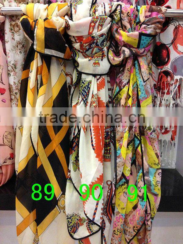 SQ023 muslim scarf embroidery scarf square scarf