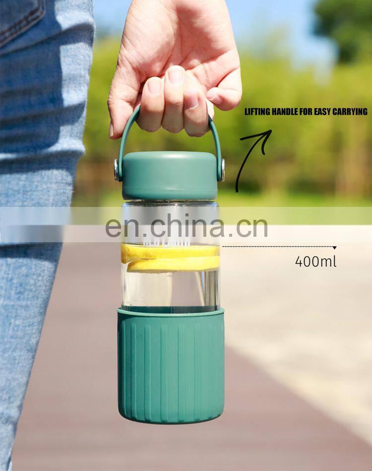 GINT 500ml Wholesale Glass Good Price New Design Hot Sell Water Bottle