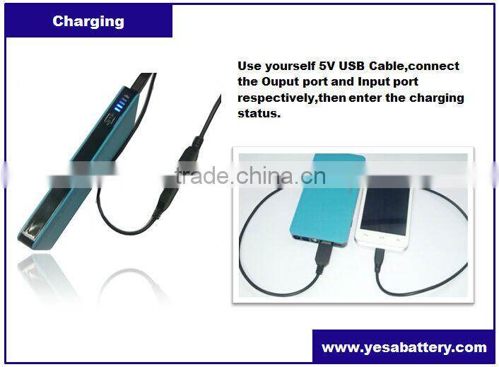 2015 hotsale IJS-600 6000mAh jumpstart TRANSFORMERS Slimmest Gasoline Car / Diesel Vehicle Jump Starter