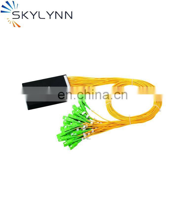ftth gpon 1x2 1x8 1x4 1x16 1x128 fiber optic PLC splitter