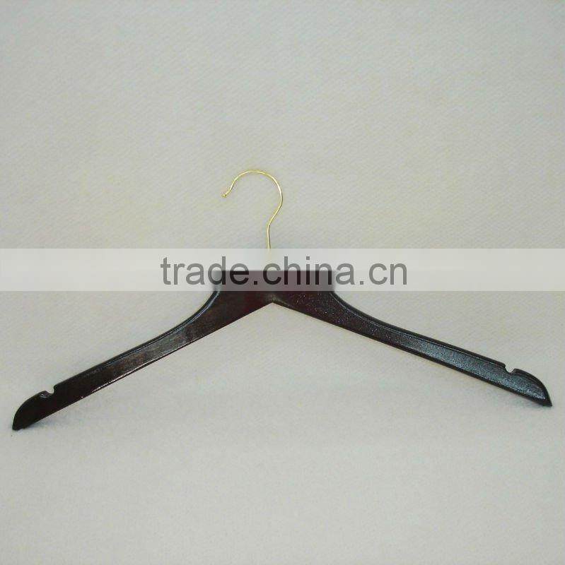 LH53 slim hanger wood top hanger nonslip