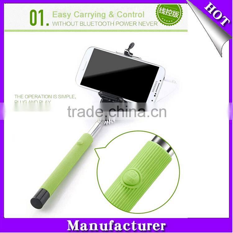 2015 Best selling products in America Smartphone Monopod for iPone selfie stick on promotion