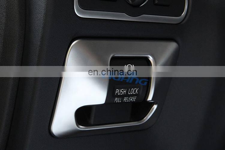 Chrome Electronic Handbrake Cover Trim Sticker For VOLVO XC60 V60 S60 S80 Accessories Car Styling
