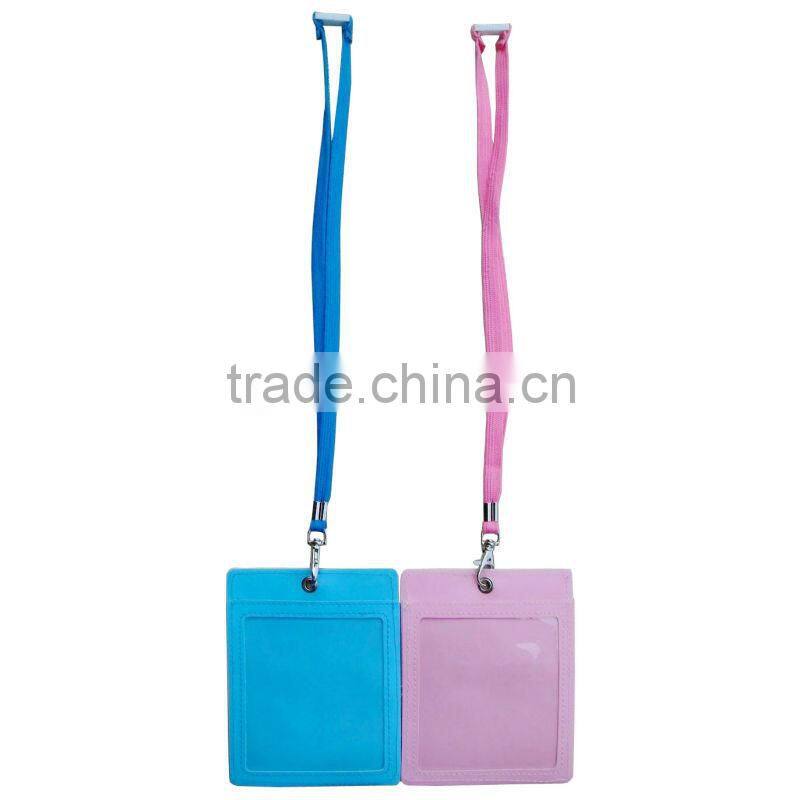 Plastic hanging card holder swing tag hang-tag plastic travel name tag for kids
