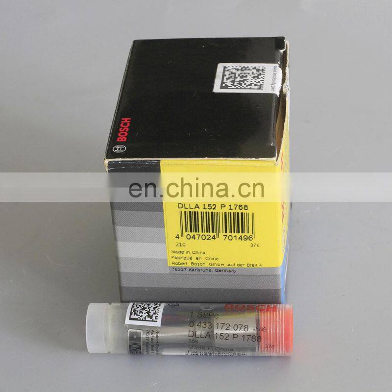 Genuine fuel injector nozzle DLLA150P1622 0433171991 for 0445120078 0445120393