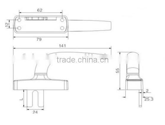 ZB012 good quality cheap aluminum window locks