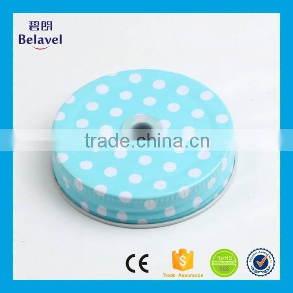 OEM mason jar lid canning jar tin cap custom metal screw top lid