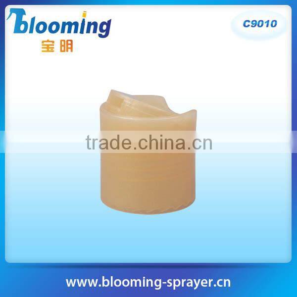 Shampoo gel disc top plastic caps and closures