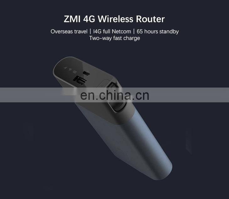Original ZMI MF885 10000mAh portable mobile power supply 4G WiFi router QC2.0 mi 10000mAh 65-hour standby mobile power suppl