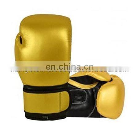 Custom logo leather MMA Boxing Gloves cowhide Leather Boxing Gloves