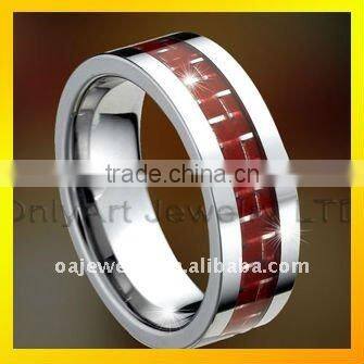 high quality unique design tungsten and ceramic ring for engagement