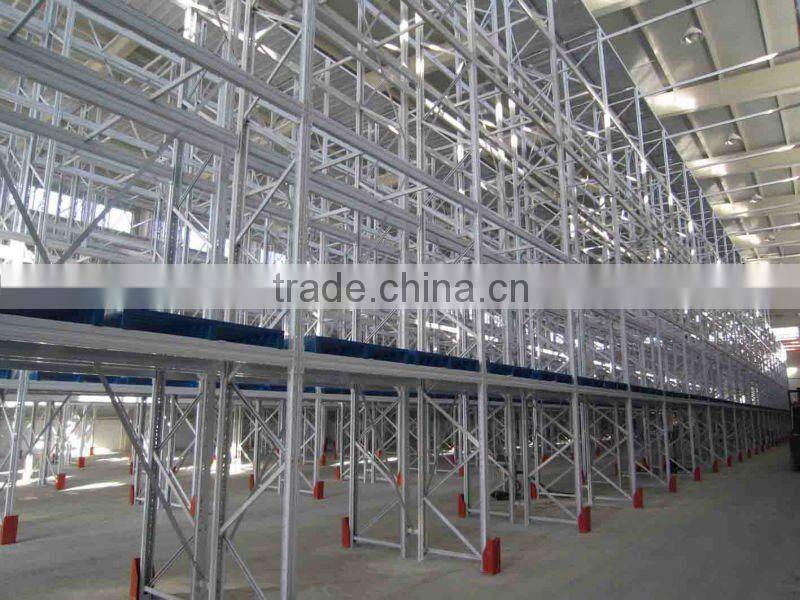 Heavy Duty Steel Selective Pallet Rack System for Warehouse Storage