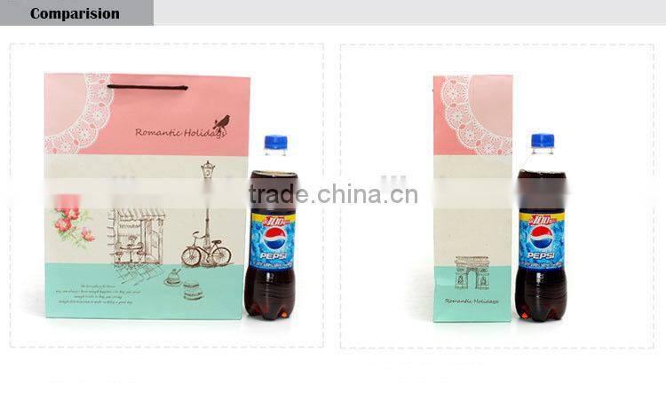 romantic drawing paper gift package bag