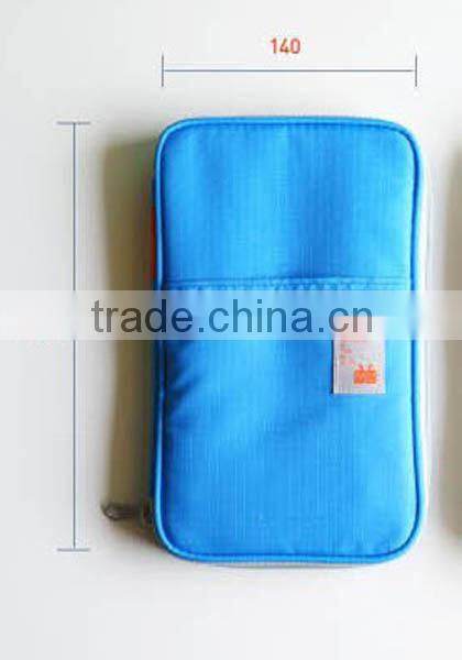 Beautiful recycle canvas passport holder