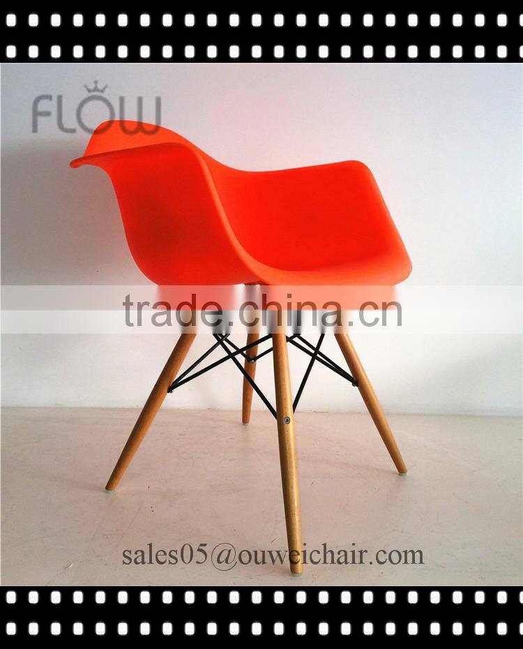 high quality classic colored dining plastic chair