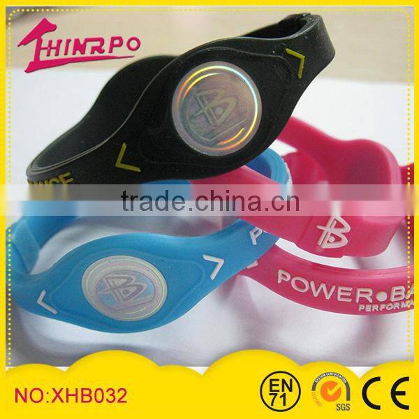 POP Powerful Wrist Bands Silicone Bracelet Multiple Colors