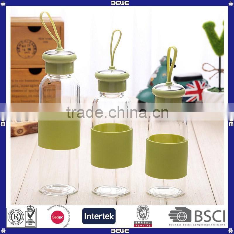 good quality cheap price good quality personalized glass water bottle