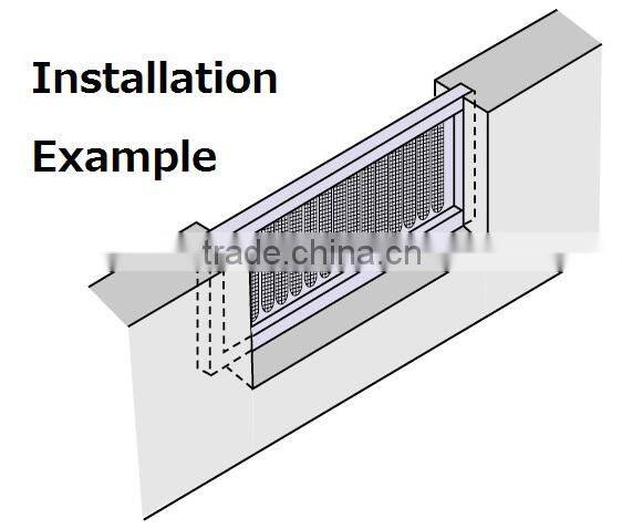 Stainless Steel hvac with sliding damper made in Japan