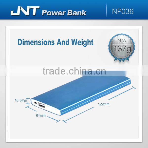 wholesale promotional product 6000mah portable mobile power bank