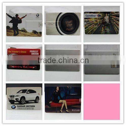 hot seller / Drawable Credit card shape USB flash drive / CE Rohs FCC approved / 2G 4G 8G 16G 32G