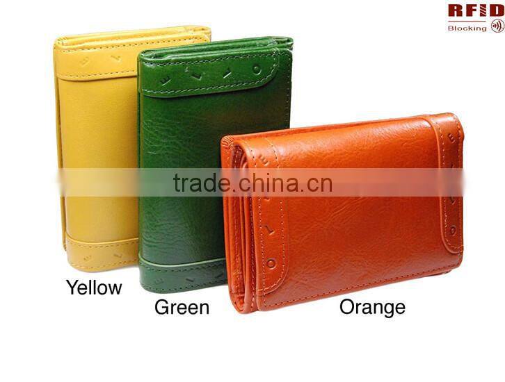 RFID Tri-Fold fashion Women Wallet