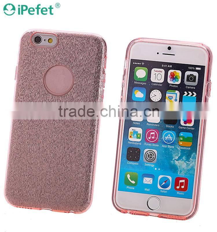 New style TPU +PC 3 in 1 case for iPhone 6s Luxury Bling TPU PC mobile phone case back cover case