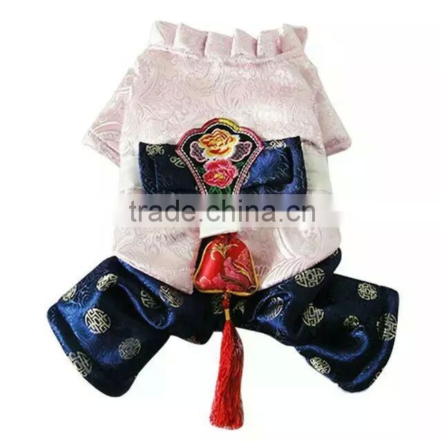 Manufacturers of Primary Sources Abundant in Stock Hanbok Lovers Dog Thickened Warm Pet Suits