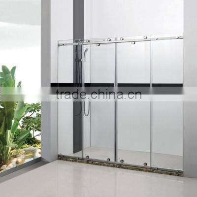 Customized Size Tempered Glass Bath Shower Sliding Door