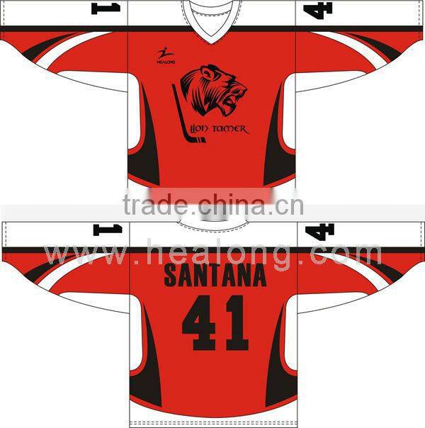 top quality cheap custom team ice hockey jerseys