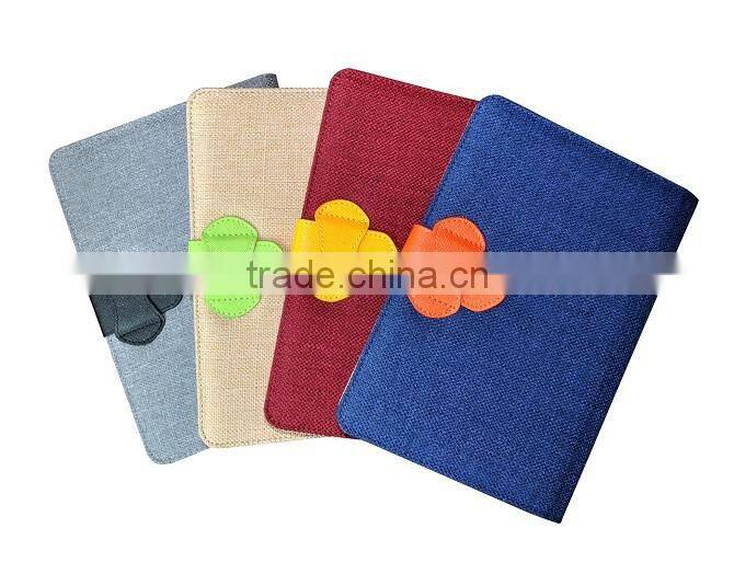 detachable wireless bluetooth leather case , 9.2 inch tablet case