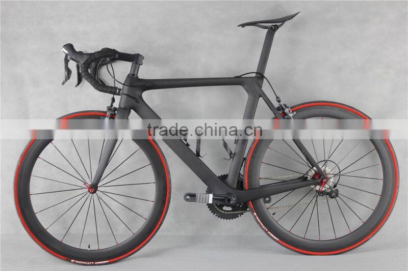 Toray T700 full carbon complete bike aero road designed bike 7.3KG